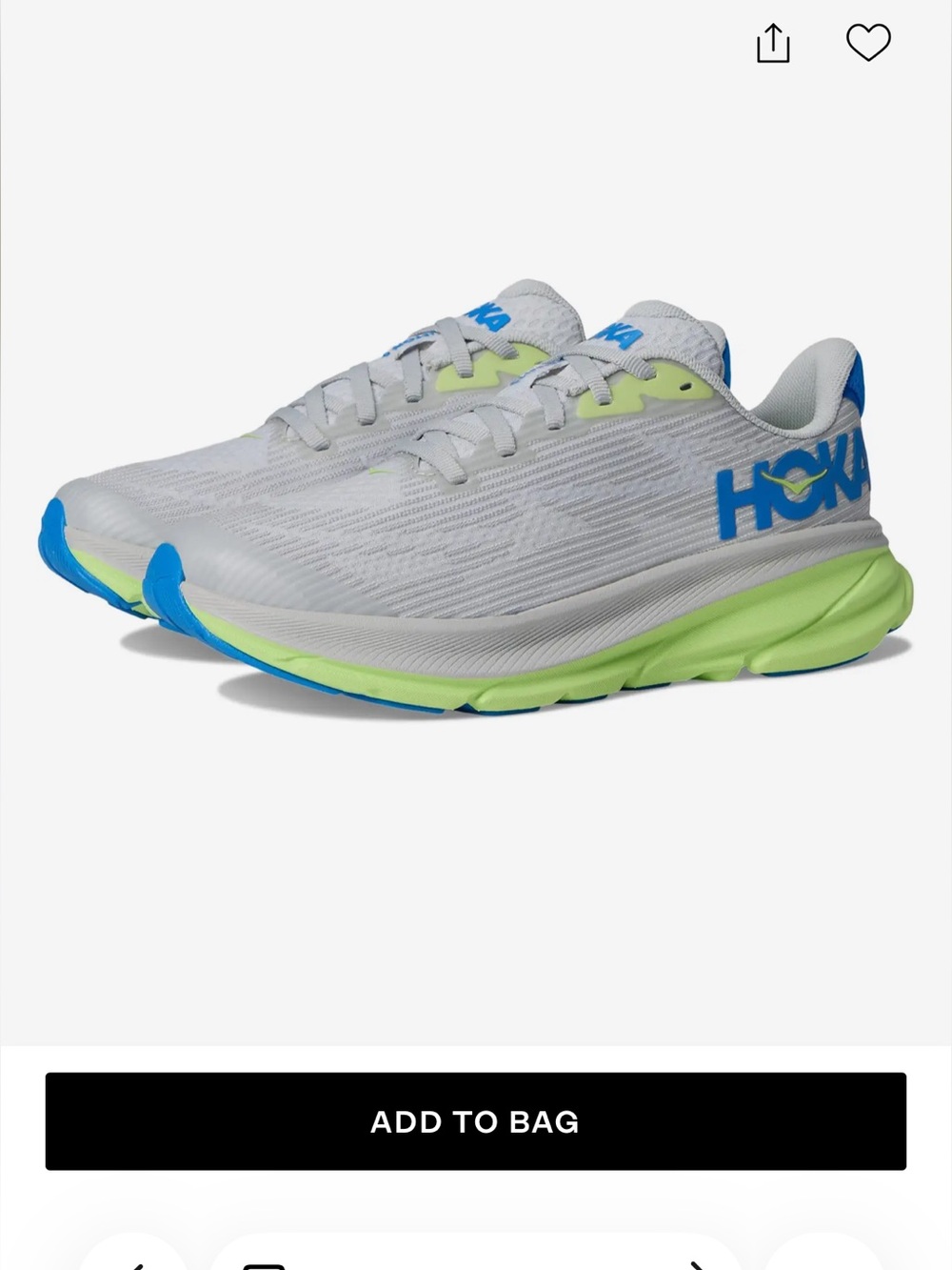 Hoka Kids
Clifton 9 (Big Kid) Like New
